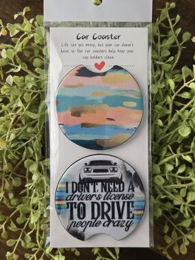 Funny Car Coasters